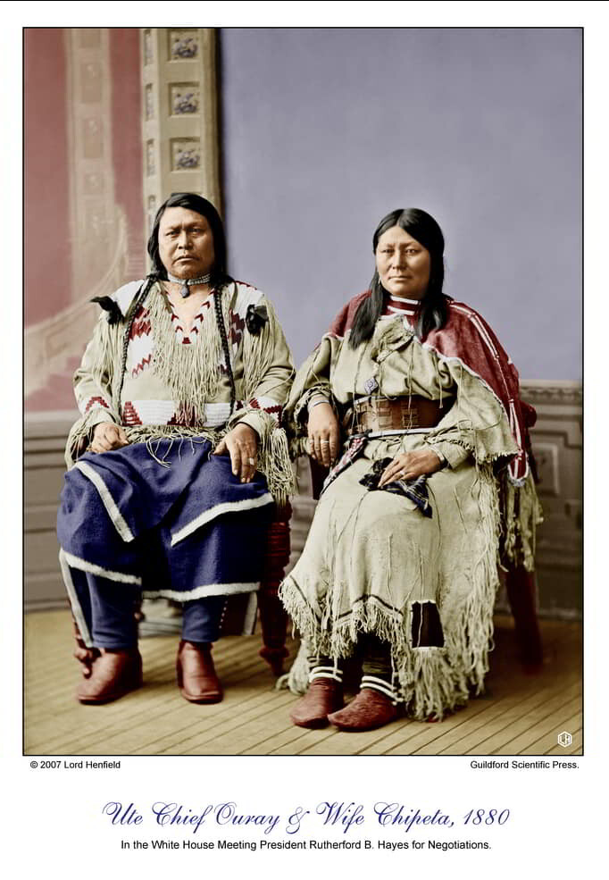 Ute Chief Ouray & Wife Chipeta